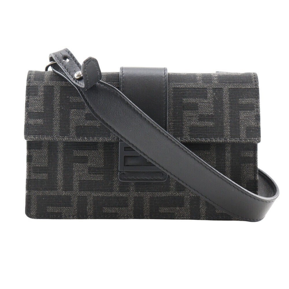 Fendi Baguette Convertible Belt Zucca canvas